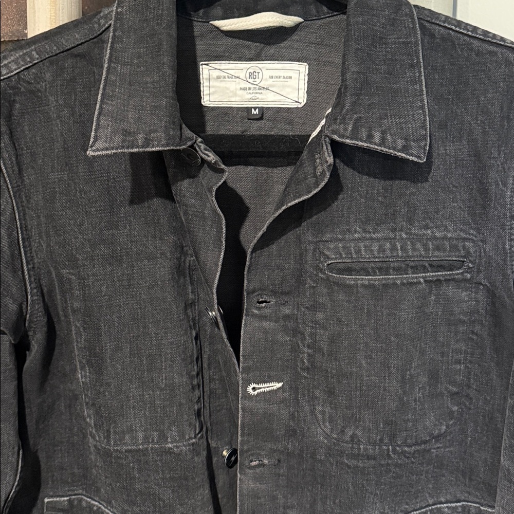 🖤 Rogue Territory (RGT) Denim Jacket | Black | Size Medium - Picture 3 of 8